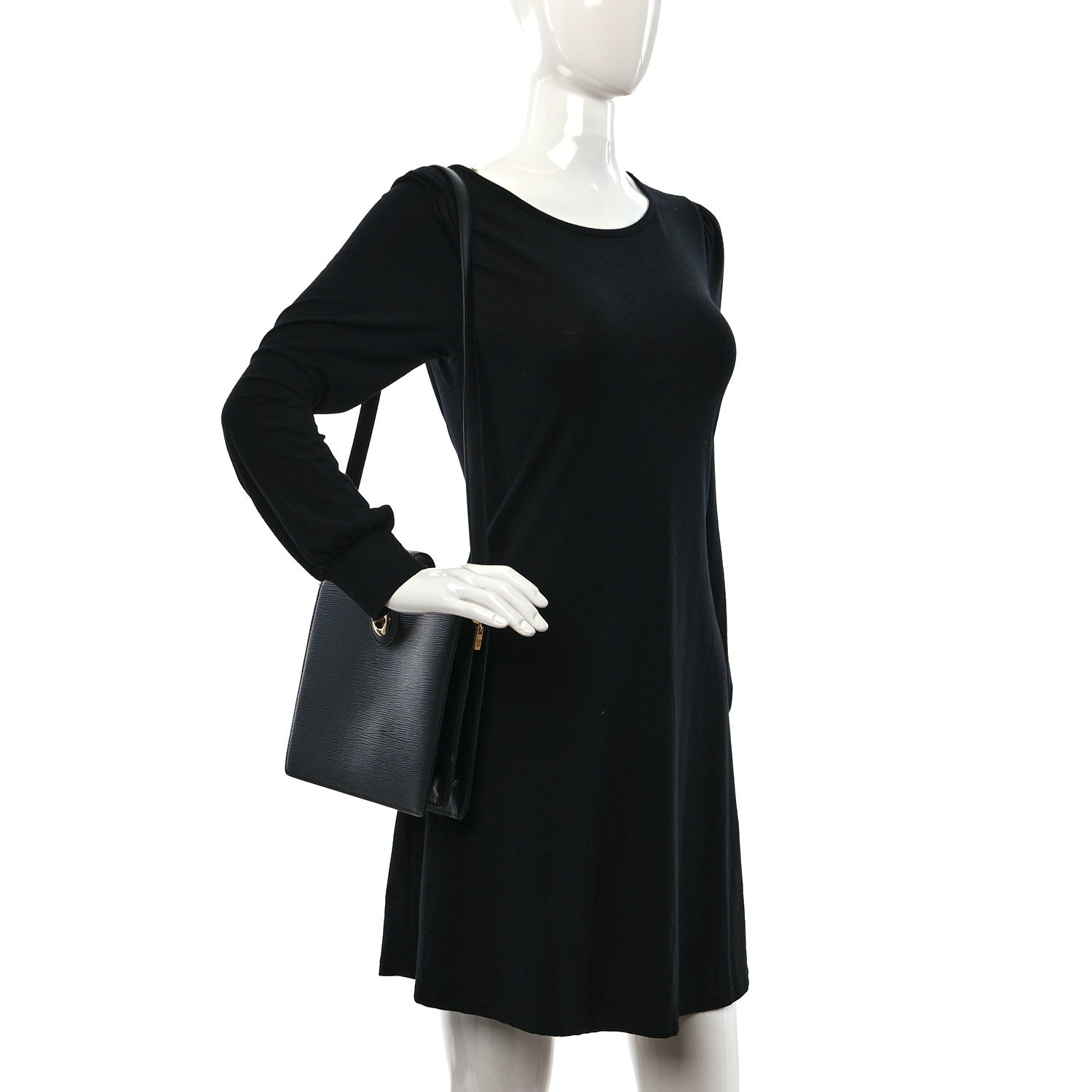 Louis Vuitton Epi Capucines Black 2 of 10
