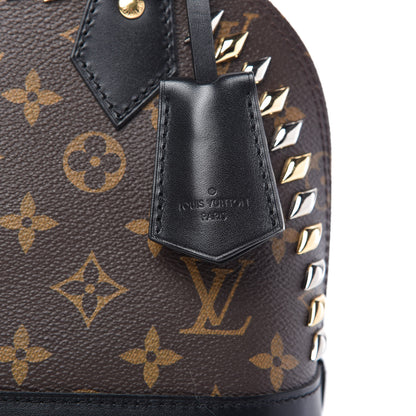 Louis Vuitton Monogram Macassar Studded Alma BB 9 of 9