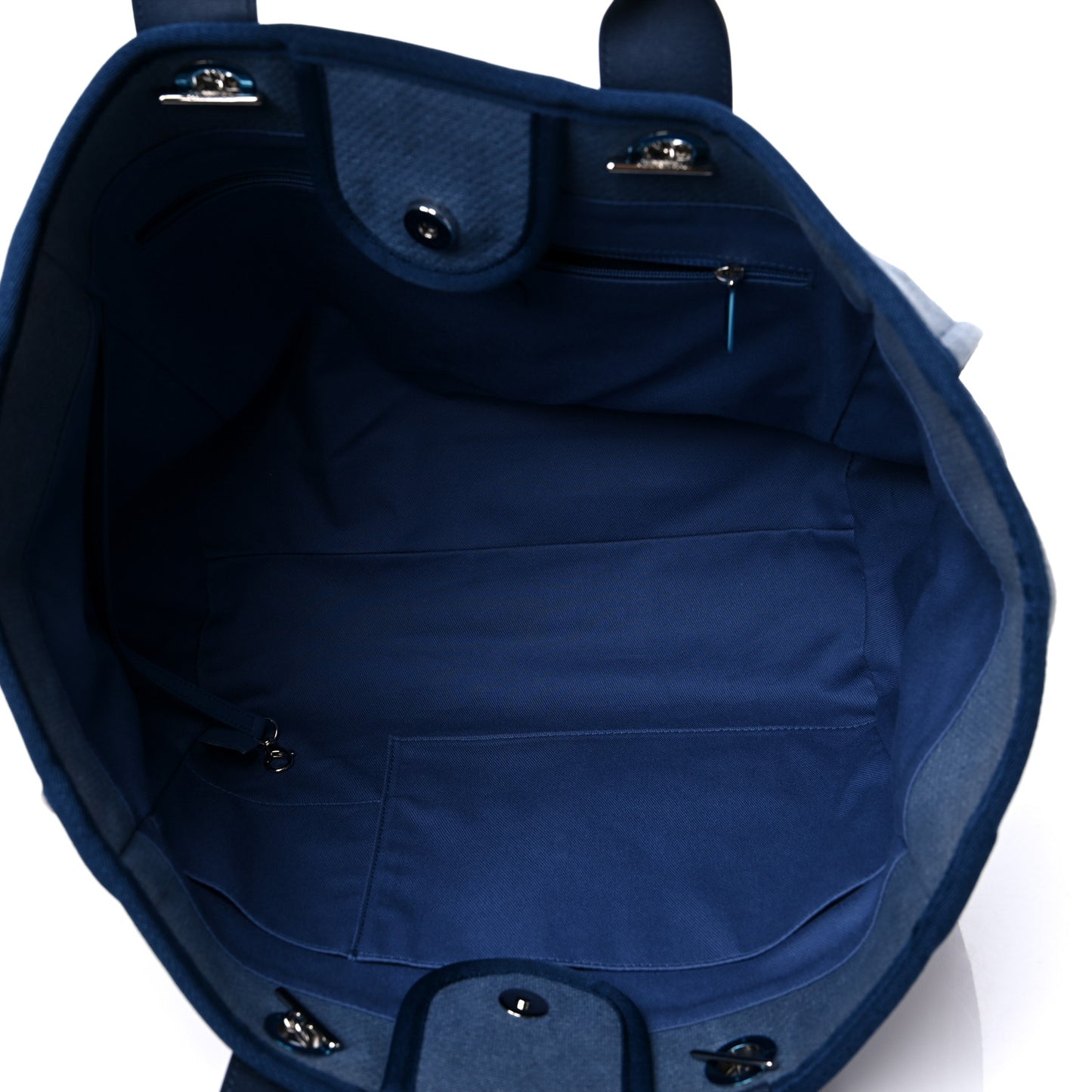 Canvas Medium Deauville Tote Blue