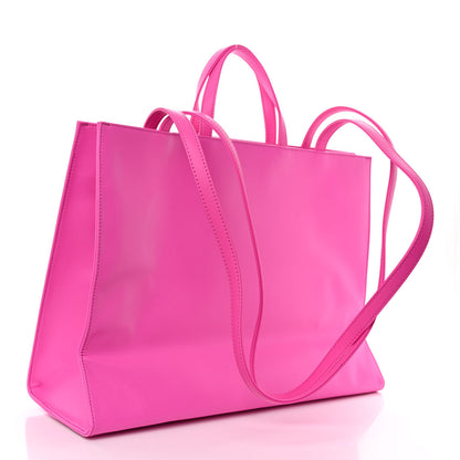 Telfar Vegan Leather Large Shopping Bag Azalea 3 of 11