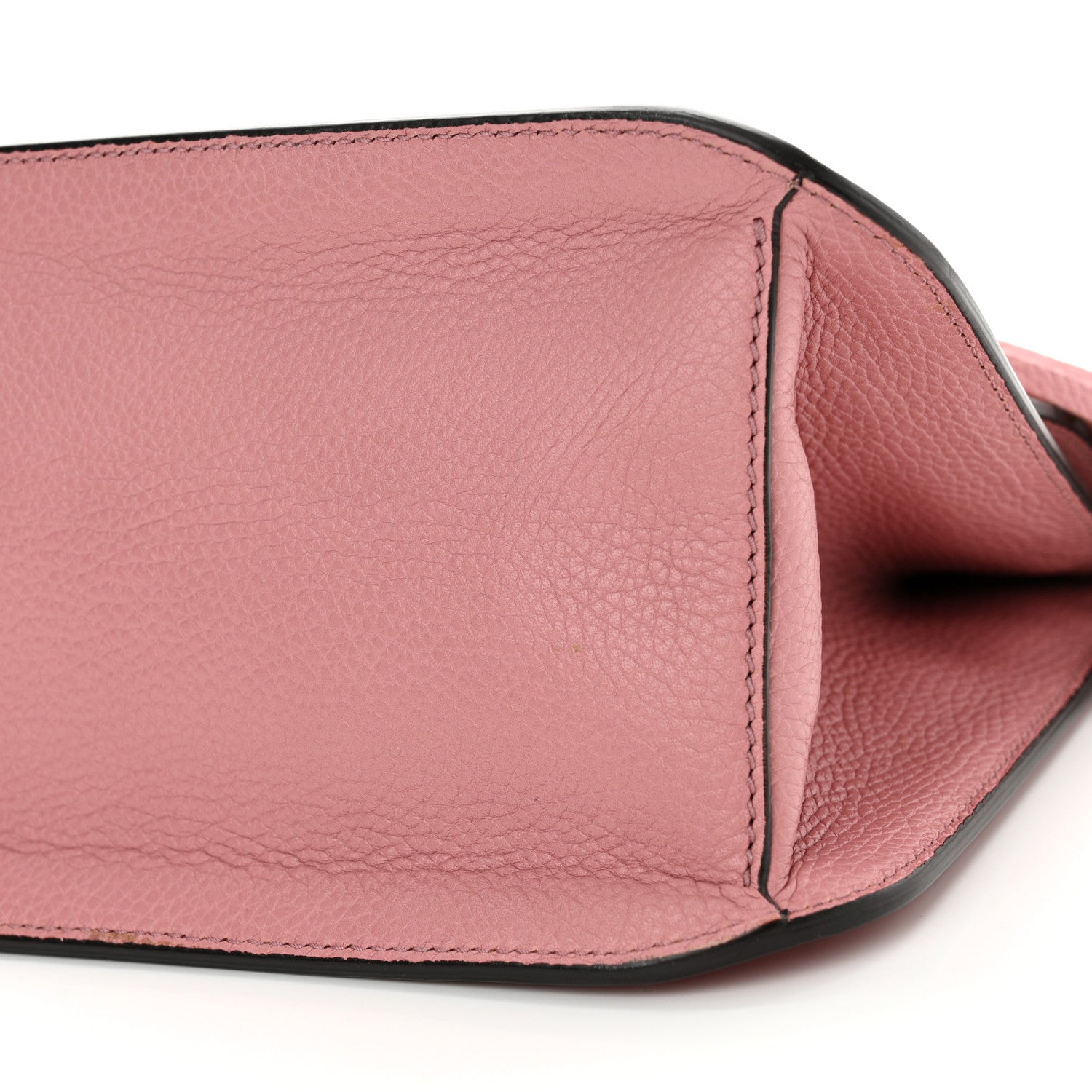 Gucci Cellarius Calfskin Medium Bamboo Daily Flap Shoulder Bag Carmine Rose 9 of 13
