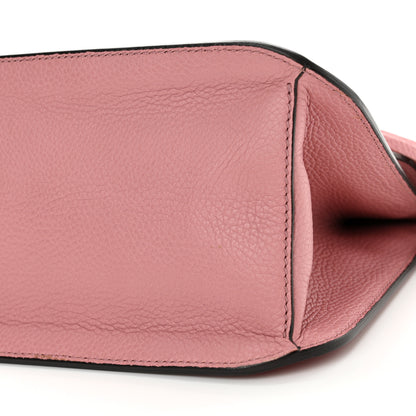 Gucci Cellarius Calfskin Medium Bamboo Daily Flap Shoulder Bag Carmine Rose 9 of 13