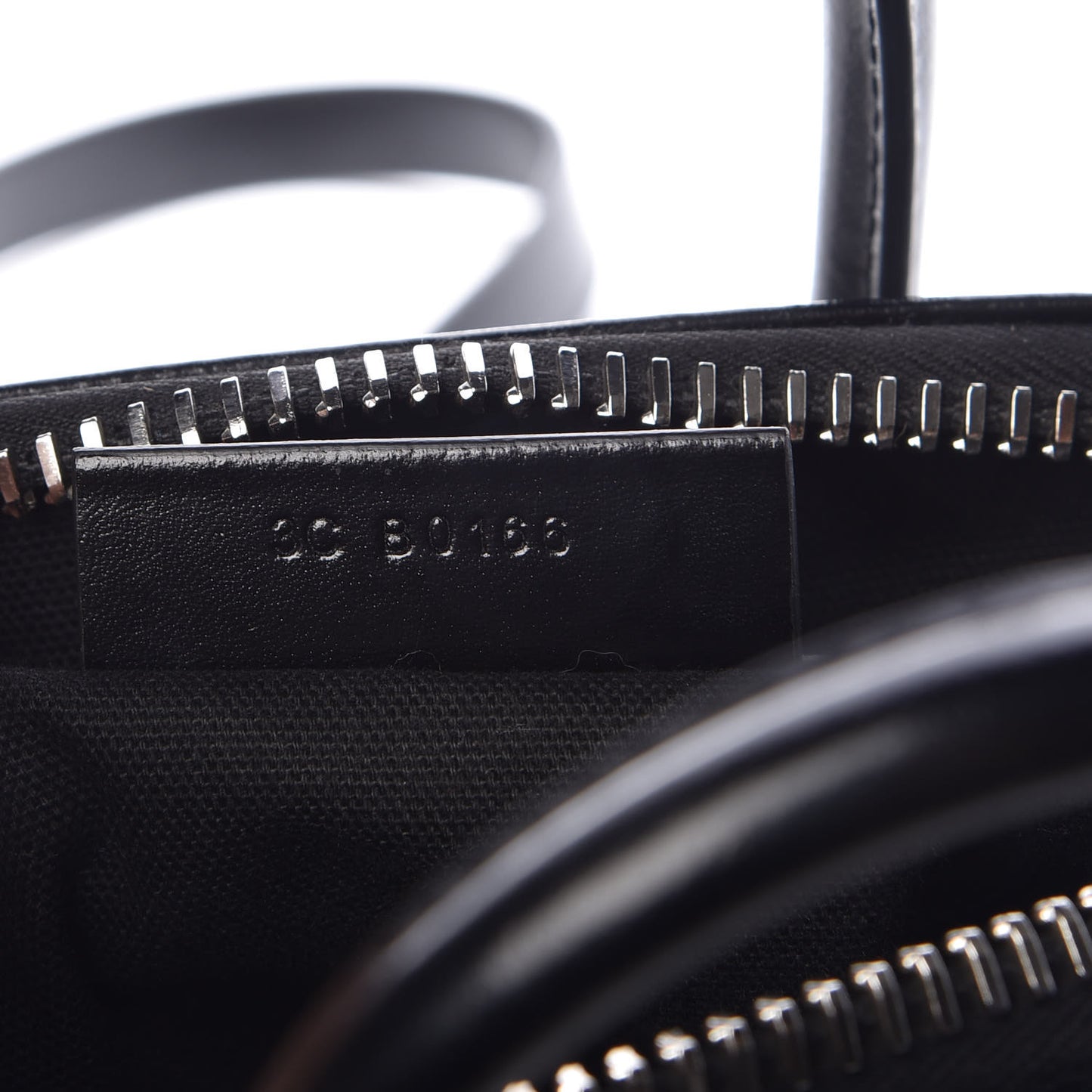 Shiny Lord Calfskin Mini Antigona Black