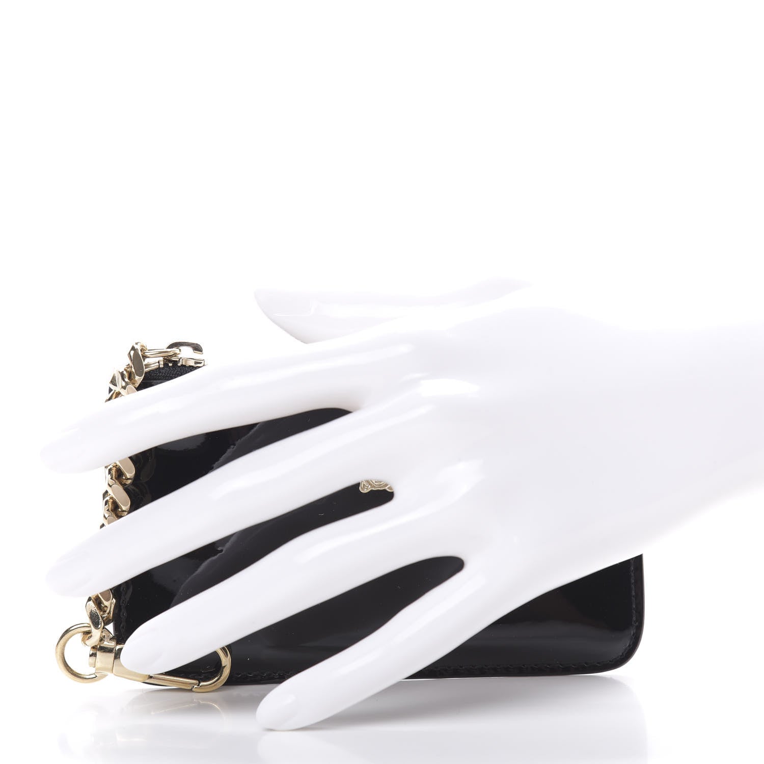Versace Patent Medusa Coin Pouch Black 2 of 6