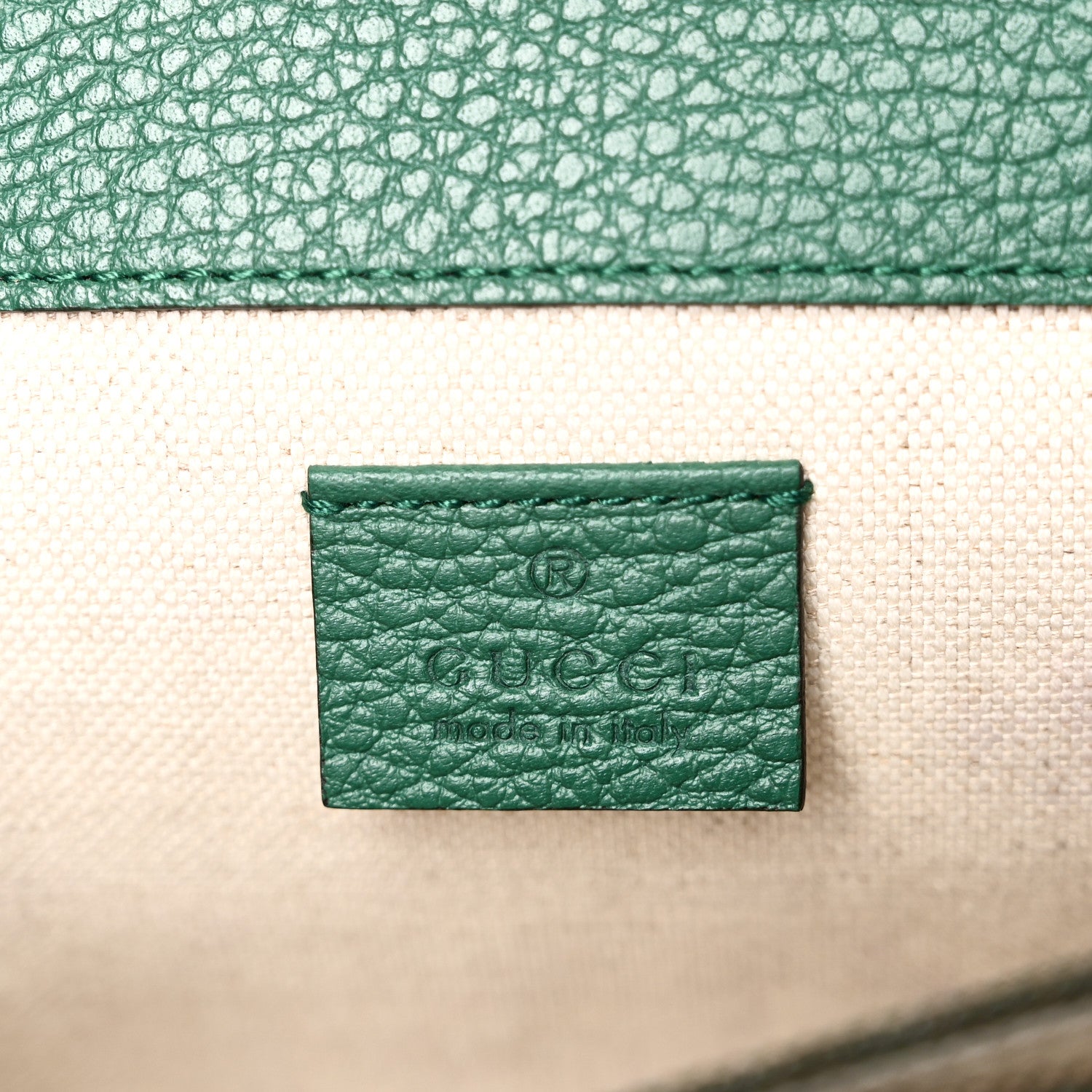 Gucci Pebbled Calfskin Small Dionysus Shoulder Bag Emerald 6 of 10