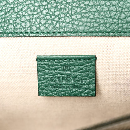 Gucci Pebbled Calfskin Small Dionysus Shoulder Bag Emerald 6 of 10