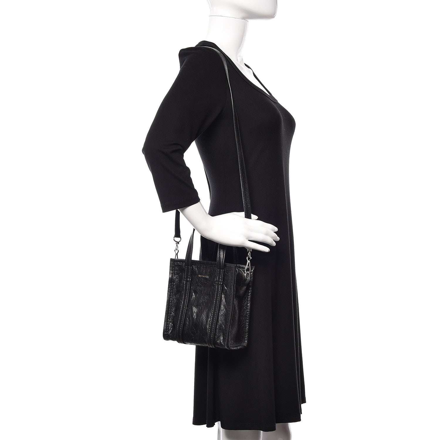 Balenciaga Agneau XXS Bazar Shopper Tote Black 2 of 9