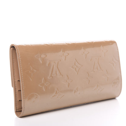 Louis Vuitton Vernis Porte Tresor International Wallet Noisette 3 of 7