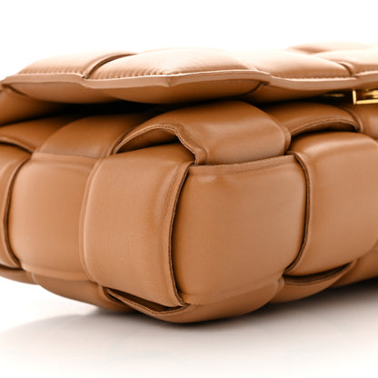 Bottega Veneta Nappa Maxi Intreccio Padded Cassette Crossbody Bag Caramel 8 of 9