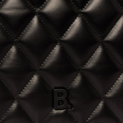 Balenciaga Nappa Calfskin Quilted Large Touch B Shoulder Bag Black 13 of 16