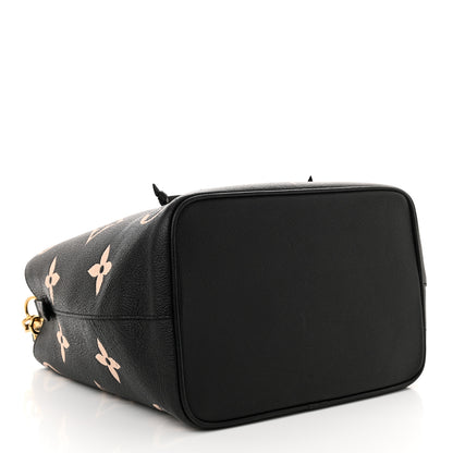 Louis Vuitton Empreinte Monogram Giant Neonoe MM Black Beige 4 of 15