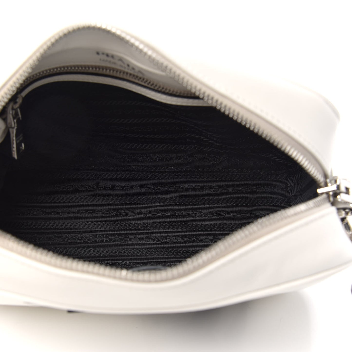 City Calf Monkey Print Camera Bag White Papaya
