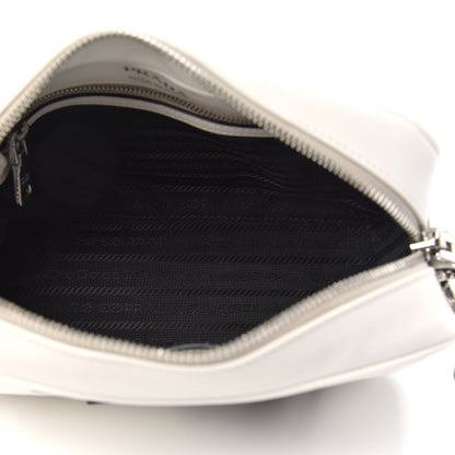 Prada City Calf Monkey Print Camera Bag White Papaya 5 of 9