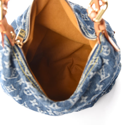 Louis Vuitton Denim Baggy GM Blue 4 of 9
