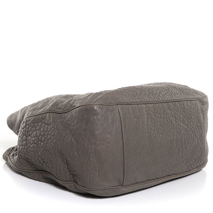 Saint Laurent Leather Large Roady Grey 4 of 8
