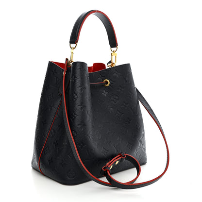 Louis Vuitton Empreinte Neonoe MM Marine Rouge 3 of 10