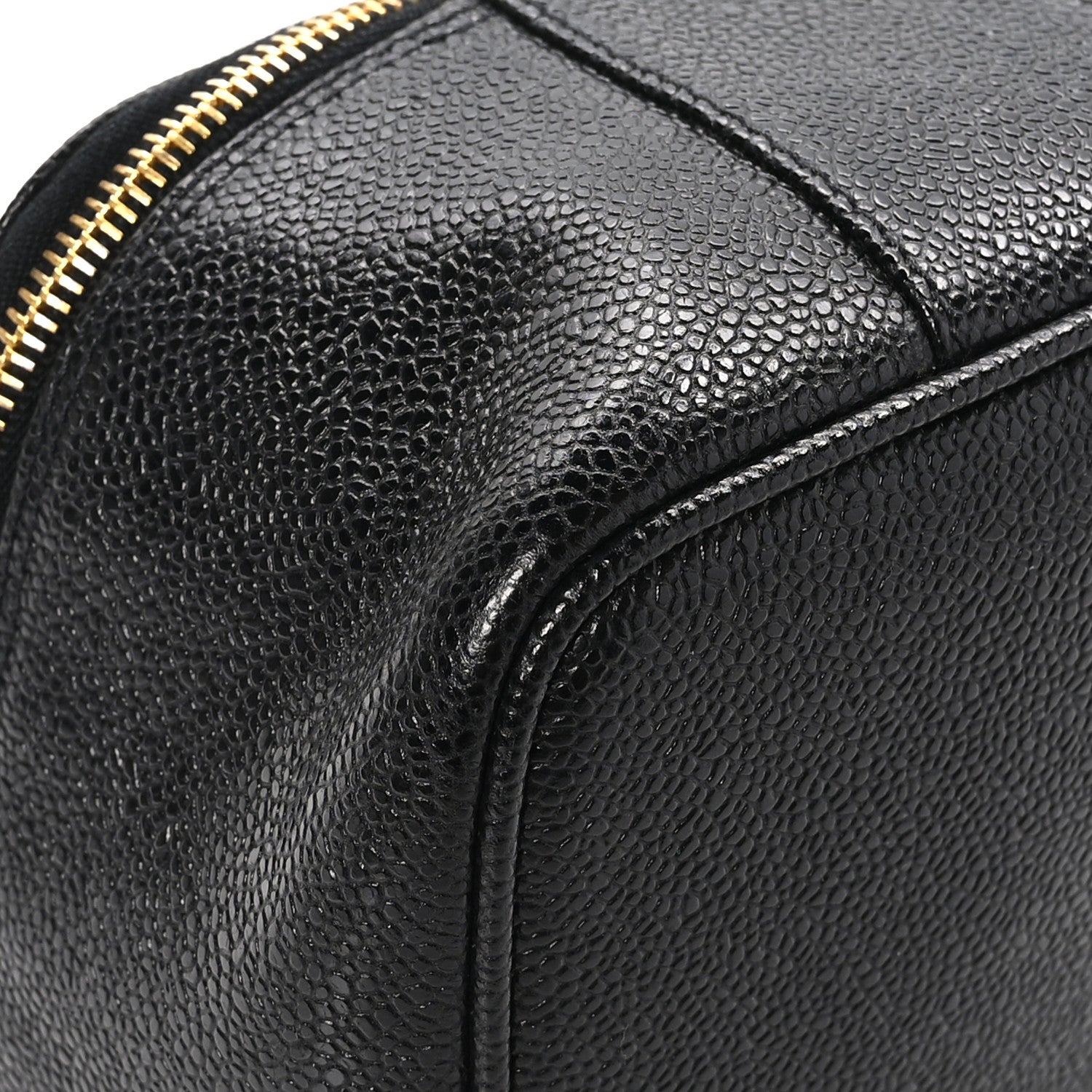 Chanel Caviar CC Vanity Cosmetic Case Black 11 of 12