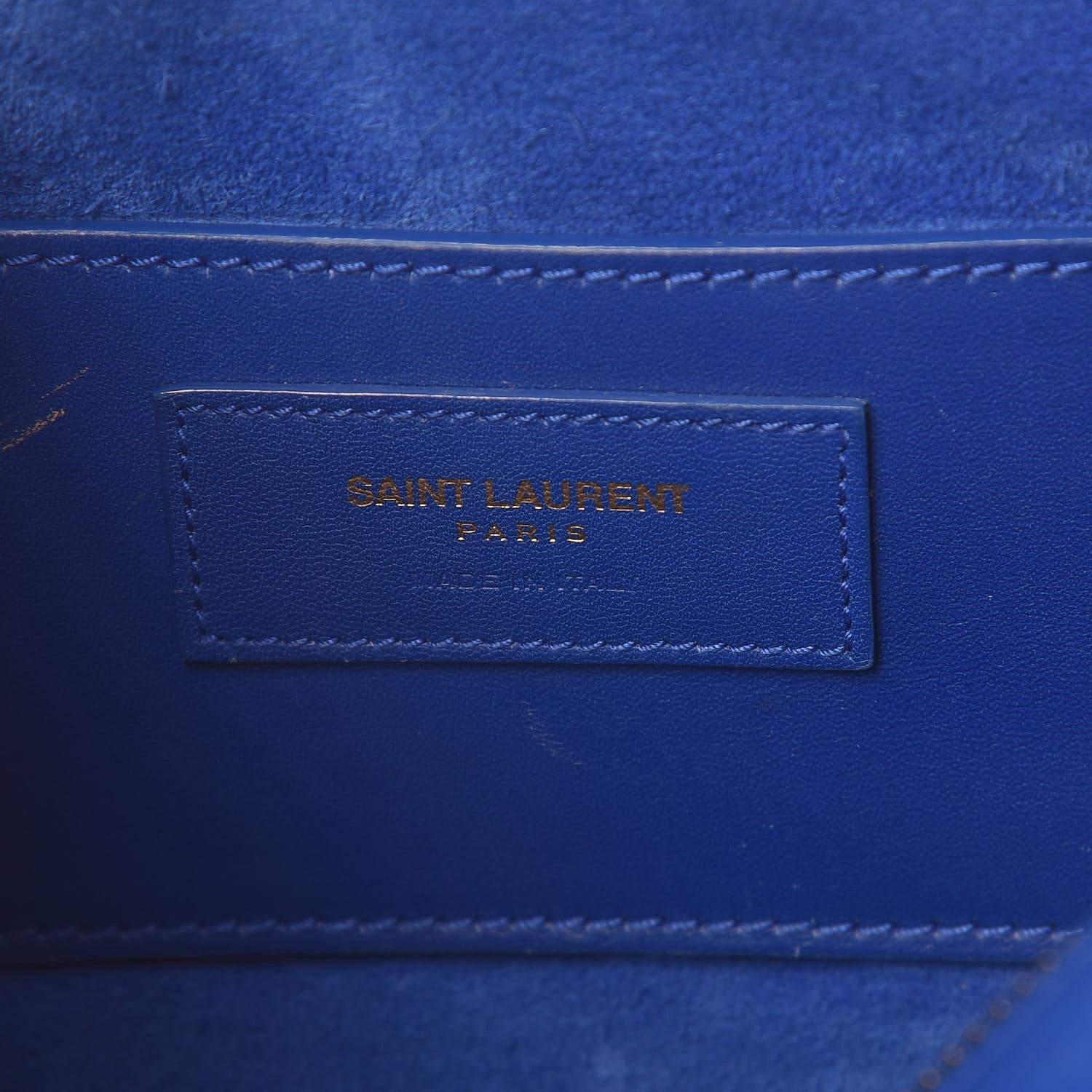 Saint Laurent Calfskin Classic Baby Duffle Blue 7 of 23