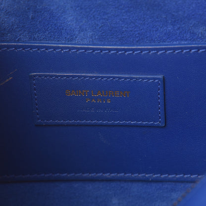 Saint Laurent Calfskin Classic Baby Duffle Blue 7 of 23
