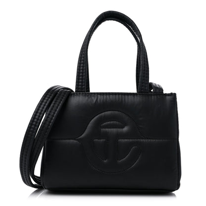 Telfar Nylon Small Puff Shopping Bag Black 1 of 12