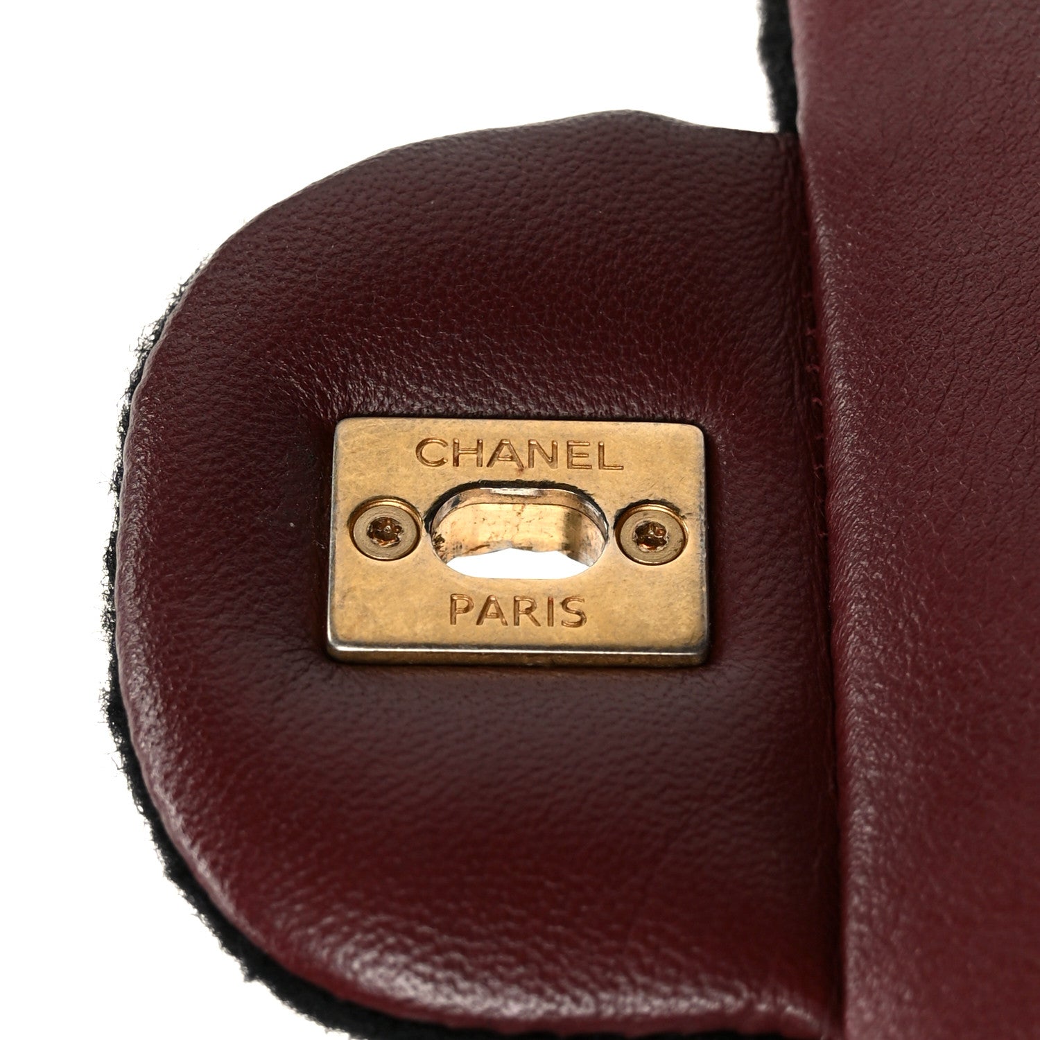 Chanel Felt Quilted Paris-Hamburg Charms Mini Rectangular Flap Black 7 of 11