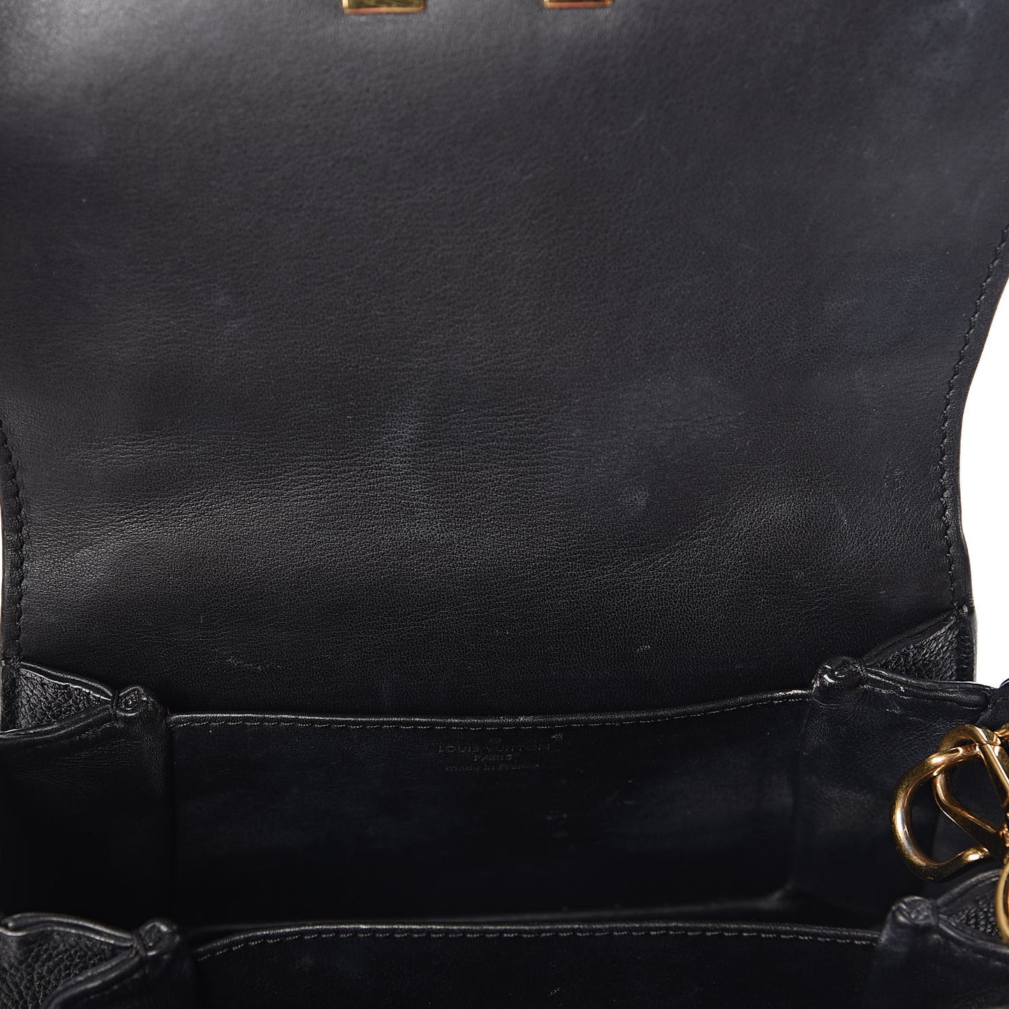 Grained Calfskin Vivienne NM Blue Marine