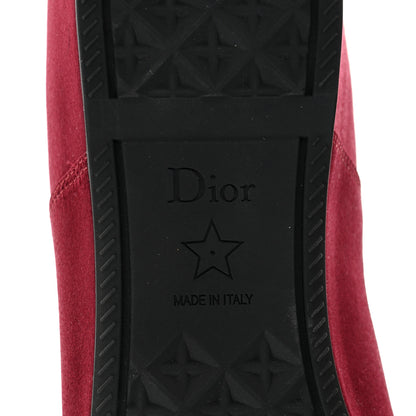 Christian Dior Satin Grosgrain D-Joy Ballet Flats 38 Scarlet 8 of 9
