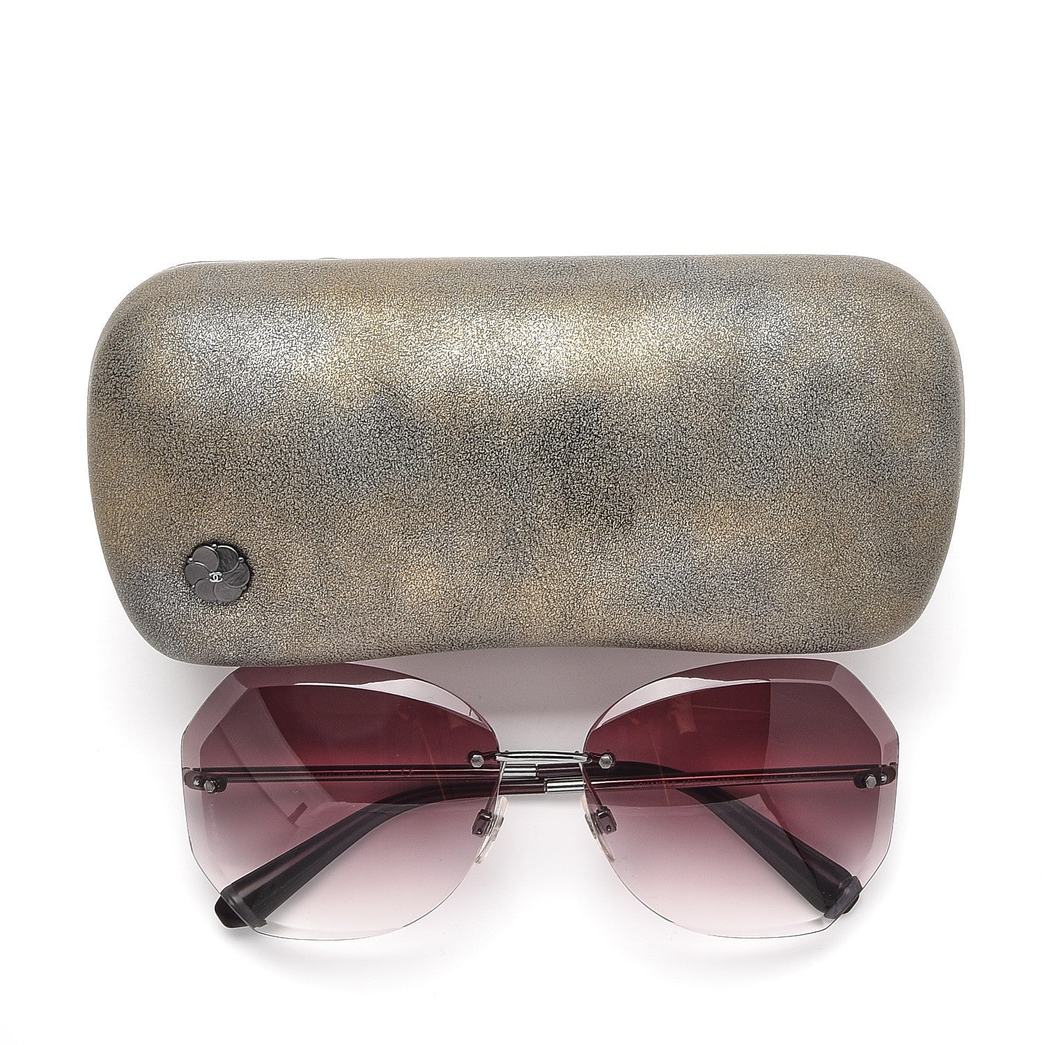 Chanel Metal Spring Round Sunglasses 4220 Pink 8 of 8