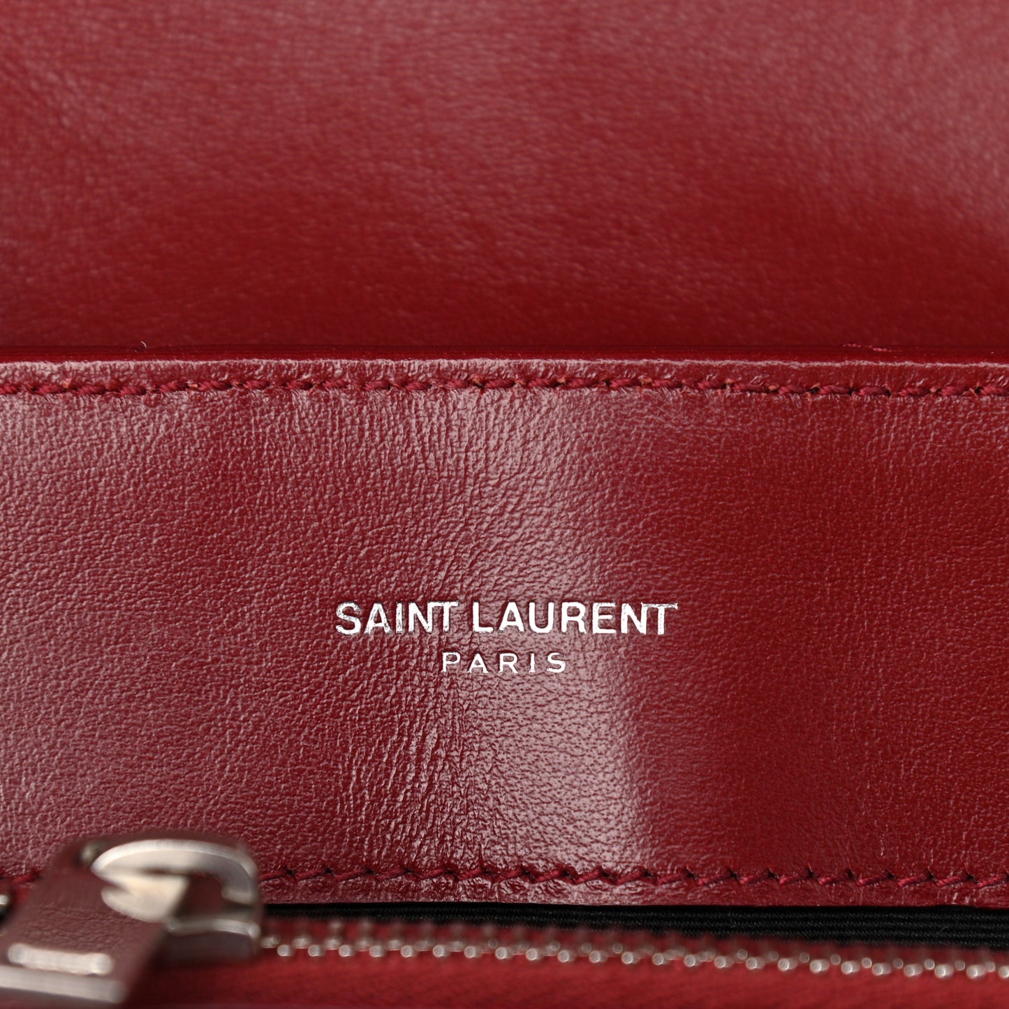 Calfskin Y Quilted Monogram Medium Loulou Chain Satchel Palissandre