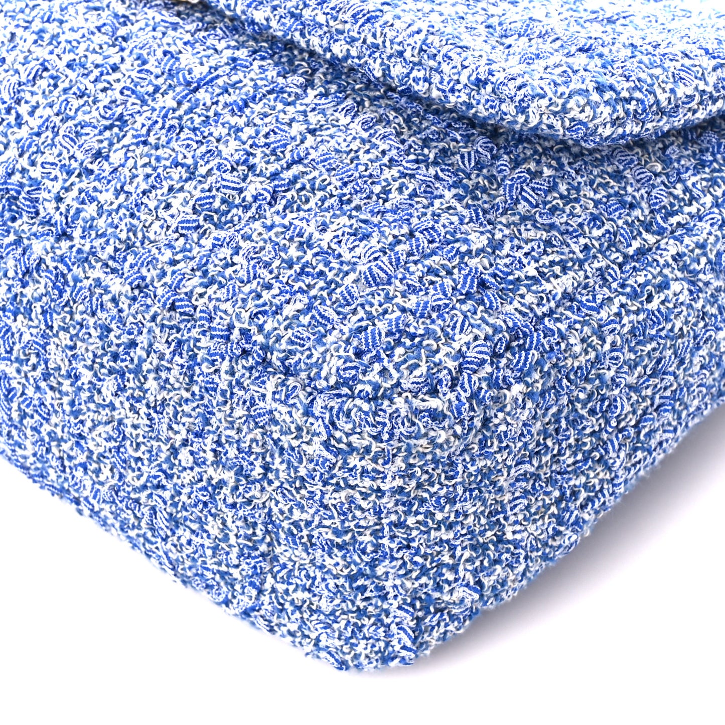 Tweed Quilted Medium Chanel 19 Flap Blue Multicolor