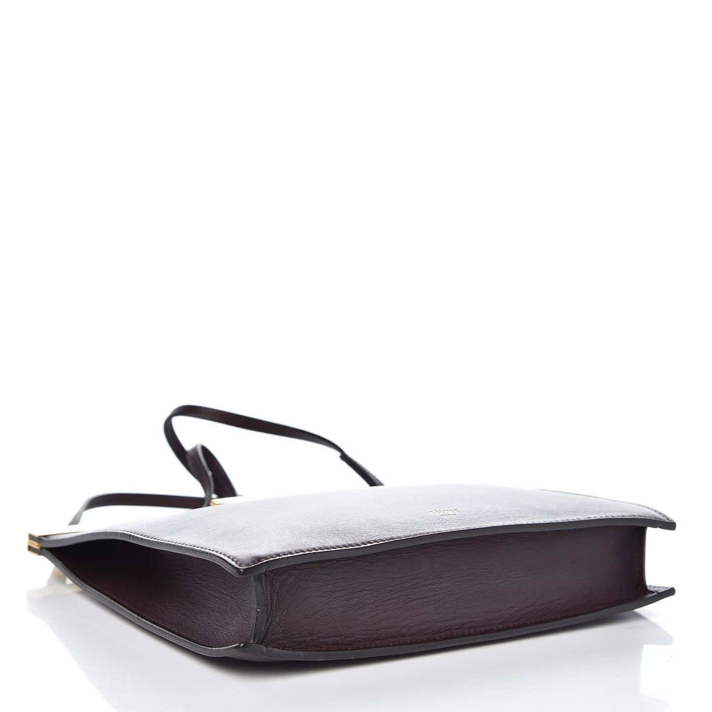 Smooth Calfskin Mini Clasp Bag Bordeaux