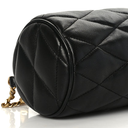 Saint Laurent Lambskin Monogram Mini Sade Tube Bag Black 8 of 9