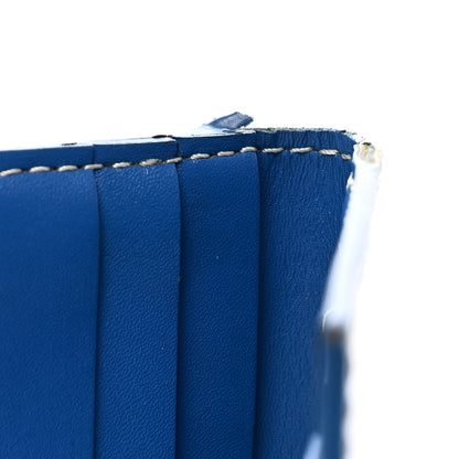 Goyard Goyardine Saint Marc Folding Card Case Sky Blue 8 of 9