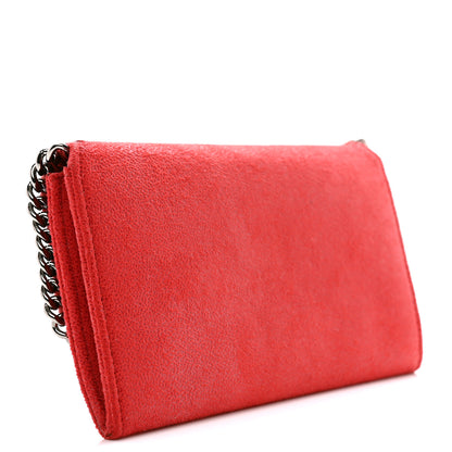 Stella McCartney Shaggy Deer Falabella Flap Wallet Red 3 of 8