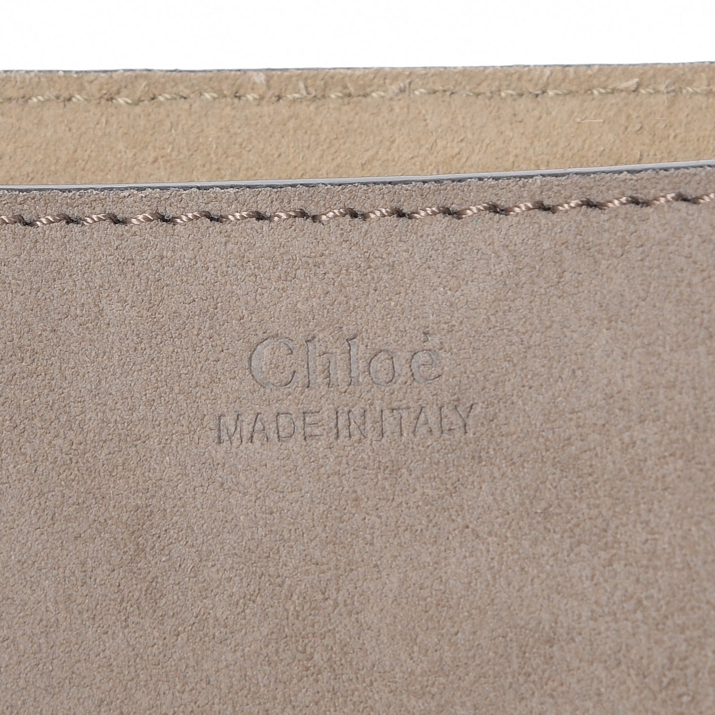 Suede Smooth Calfskin Drew Shoulder Bag Motty Grey