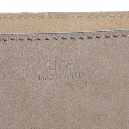 Chloe Suede Smooth Calfskin Drew Shoulder Bag Motty Grey 6 of 10