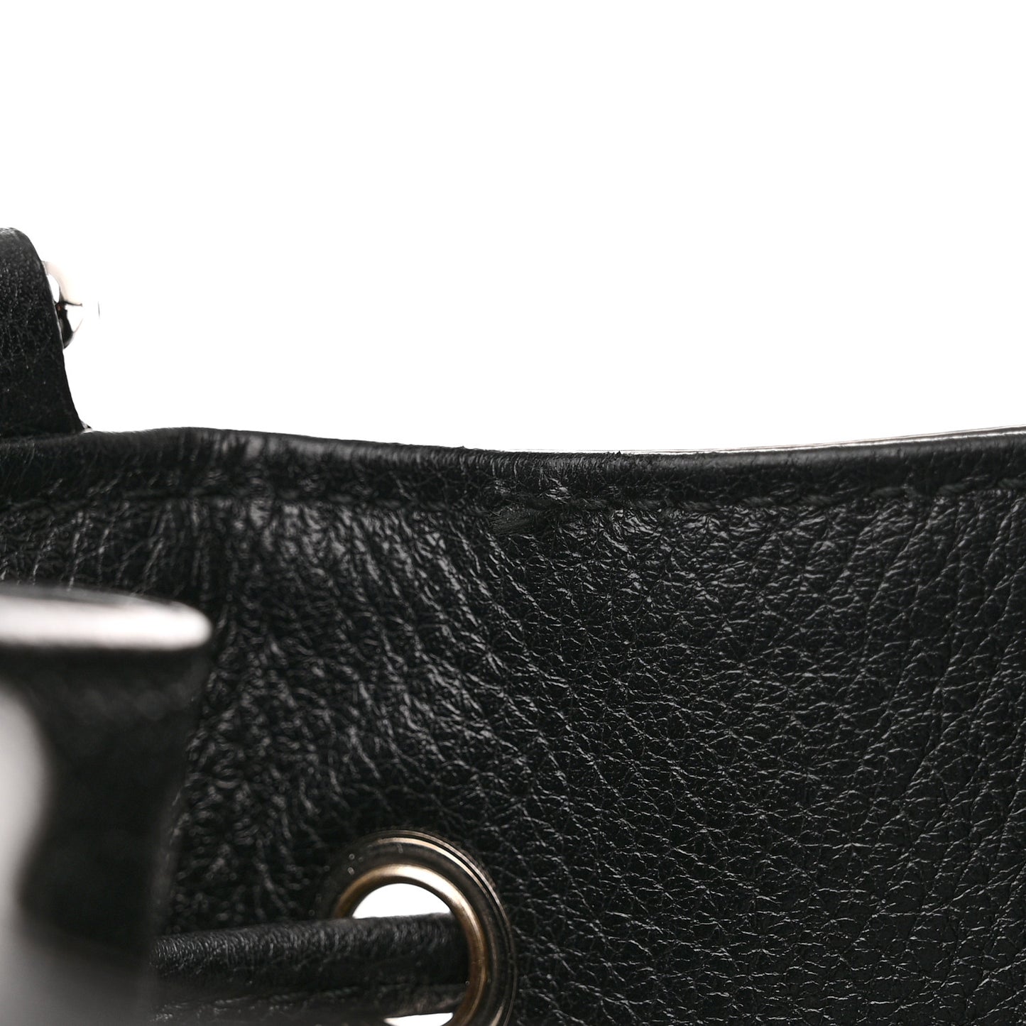 GG Supreme Monogram Psychedelic Bucket Bag Black