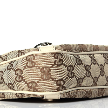 Gucci Monogram Medium Abbey D Ring Hobo Off White 8 of 9