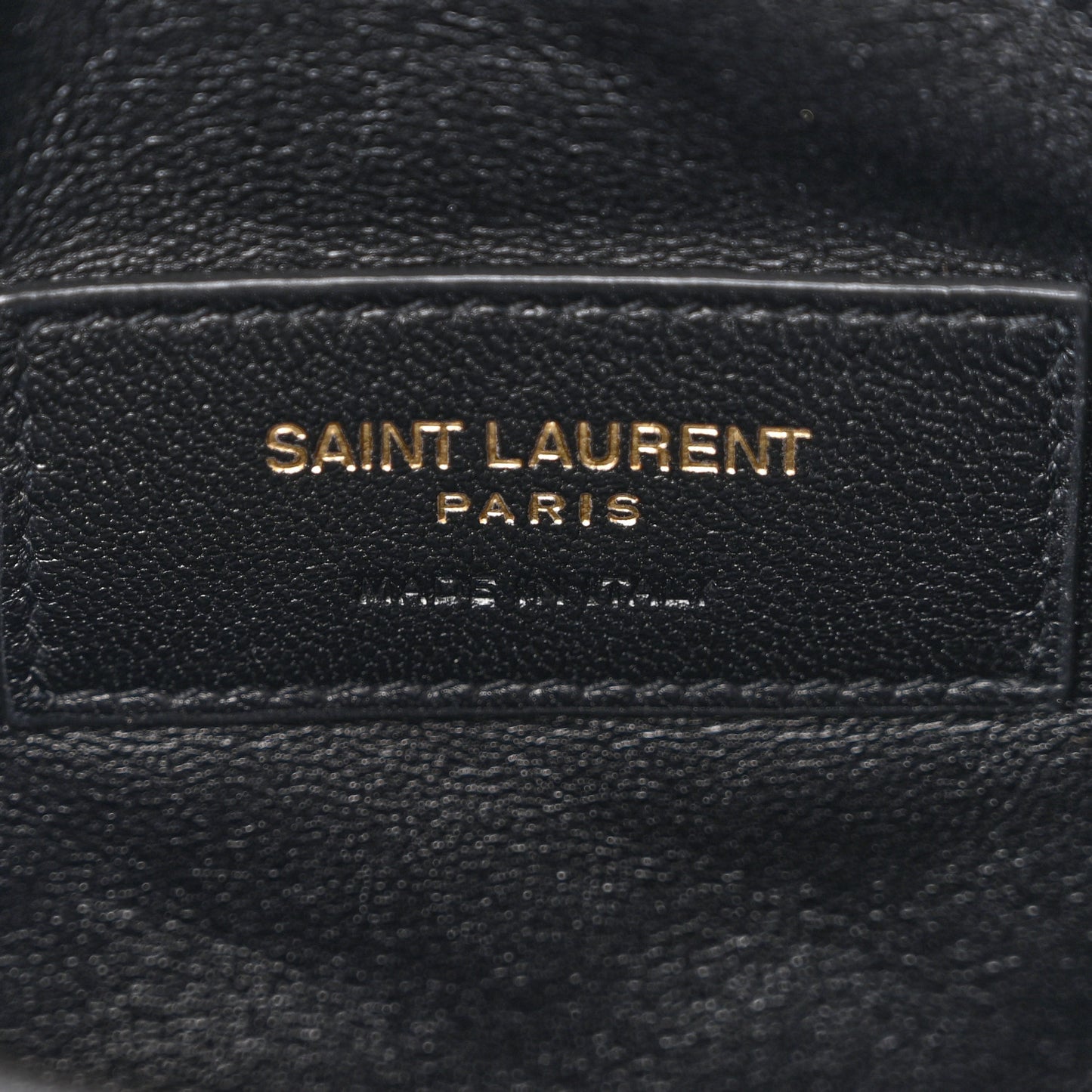 Lambskin Quilted Gaby Zipped Pouch Crema Soft