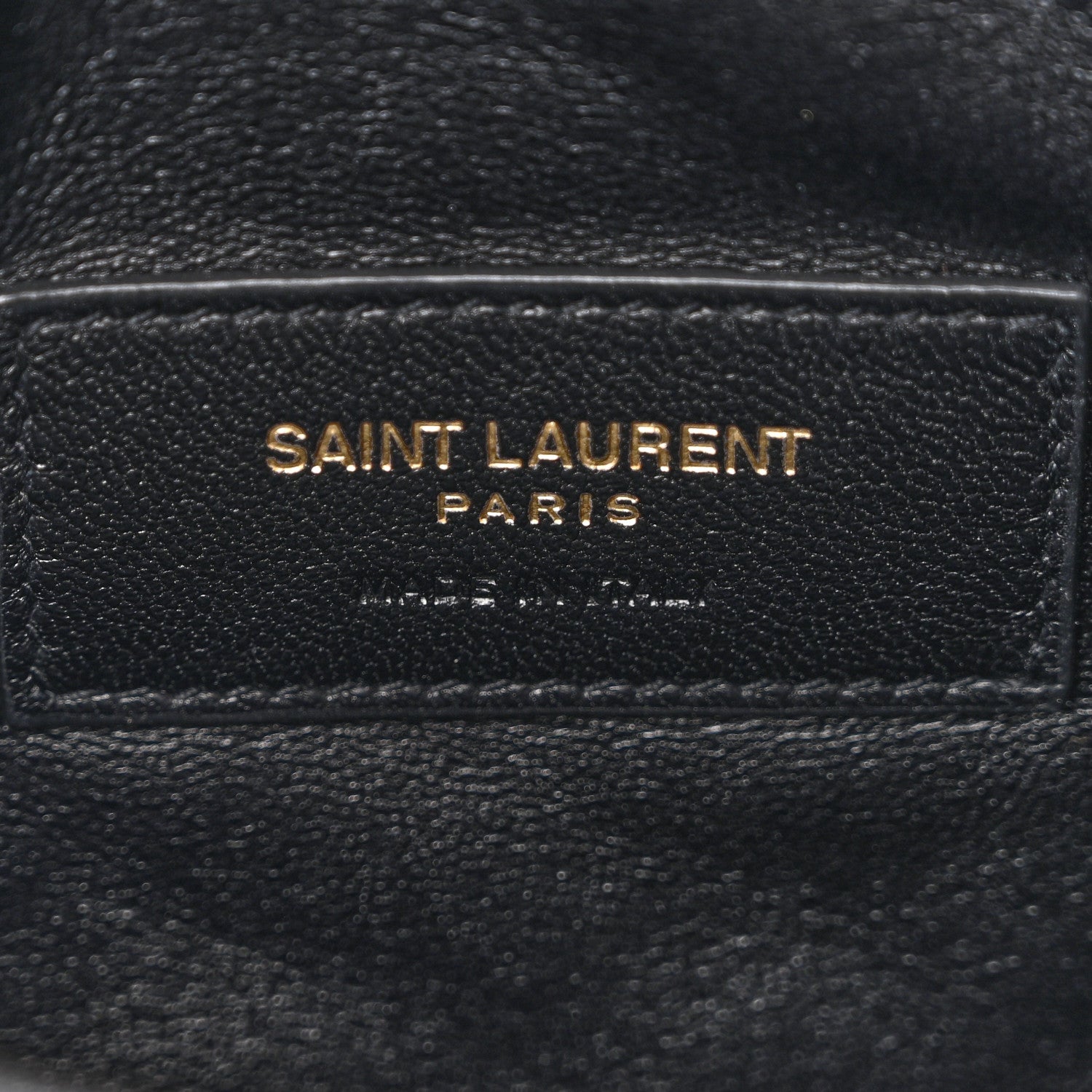 Saint Laurent Lambskin Quilted Gaby Zipped Pouch Crema Soft 6 of 12