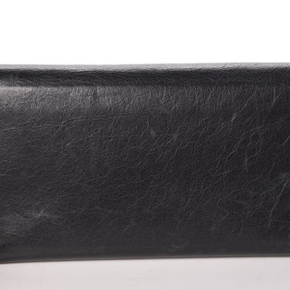 Balenciaga Agneau Classic Hardware Money Wallet Black 8 of 12