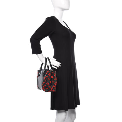 Louis Vuitton Veau Cachemire Tote W BB Black 3 of 10