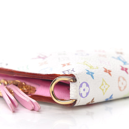 Louis Vuitton Monogram Multicolor Insolite Wallet White Litchi 7 of 10