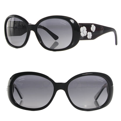 Chanel Camellia CC Sunglasses 5113 Black 1 of 7