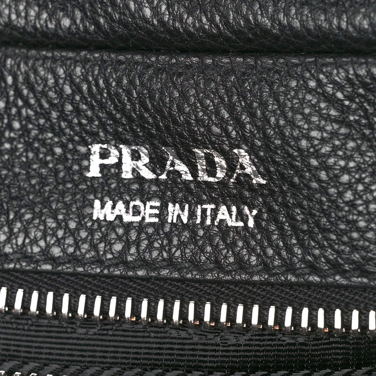 Prada Vitello Daino Camera Crossbody Black 6 of 10