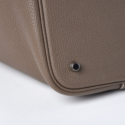 Hermes Taurillon Clemence Picotin Lock 22 MM Etoupe 9 of 12