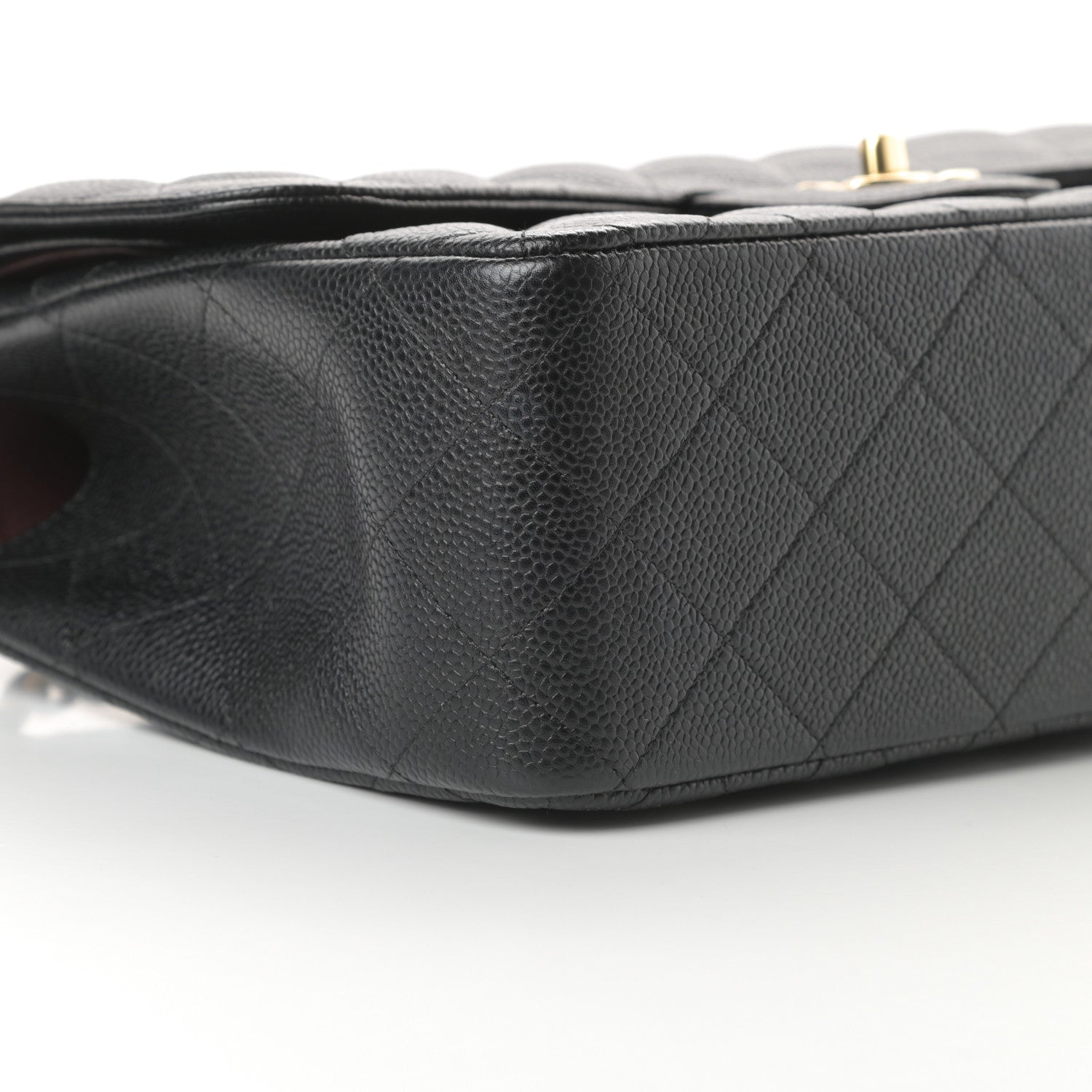 Chanel Caviar Quilted Jumbo Double Flap Black 9 of 15