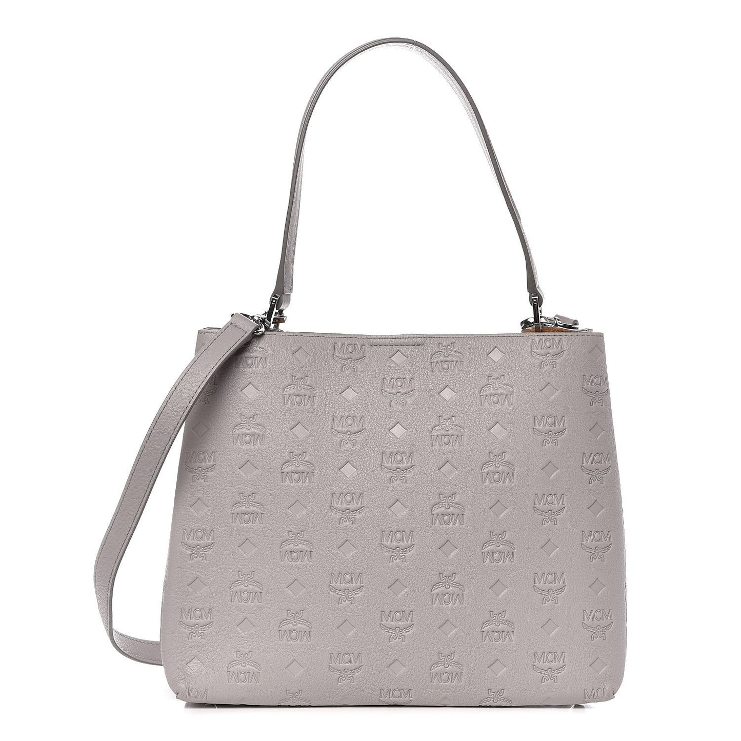 Calfskin Ottomar Monogram Sarah Convertible Hobo Dove