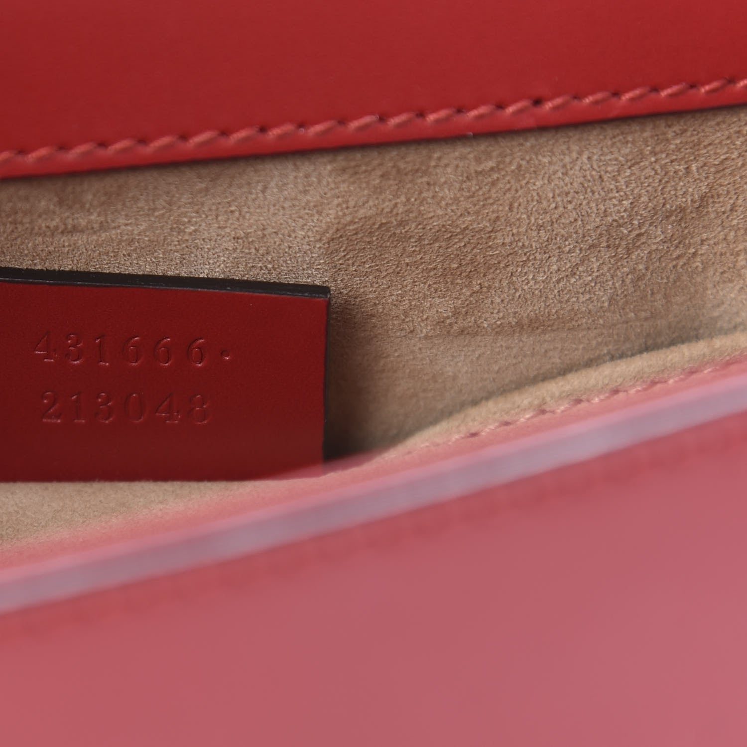 Gucci Calfskin Mini Sylvie Chain Shoulder Bag Hibiscus Red 7 of 12