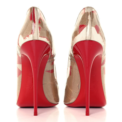 Christian Louboutin PVC Loubi Print So Kate 120 Pumps 38.5 Kraft 6 of 10